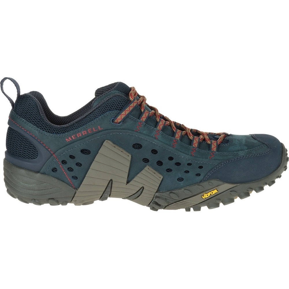Merrell Intercept Men's Size 21 Hiking Trail Running Shoes Blue Wing NEW